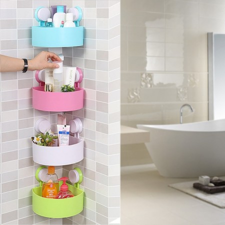 Triangle Bathroom Shelve 4 Pcs