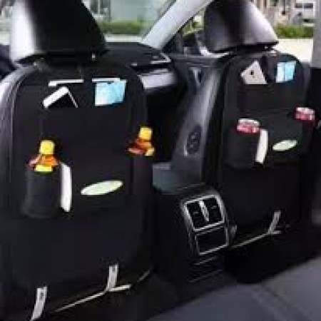 Car Back Seat Organizer - Black