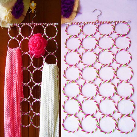 28 Section Scarf Holders
