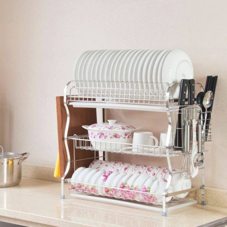 3 Layer Drainer Dish Rack