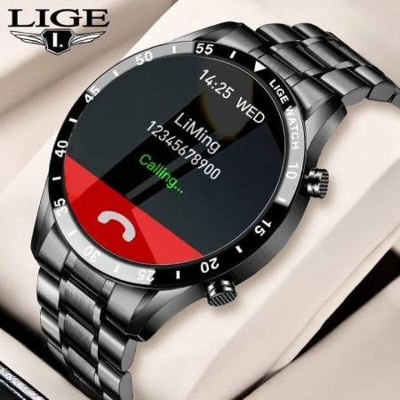 Lige HD 4290 Black Smart Watch