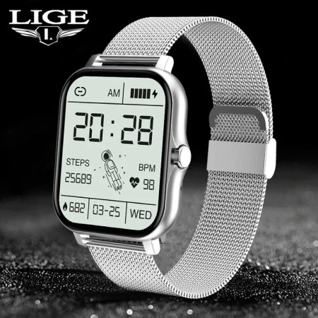 GT 20 Smart Watch Silver with extra belt