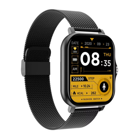 GT 13 Smart Watch Black with extra belt