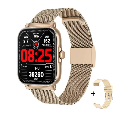 GT 30 (2024) Smart Watch Golden with extra belt