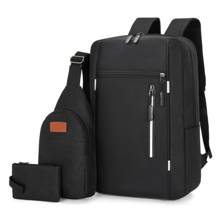 ৩ পিসের ব্যাগ সেট (কালো) 3 Pcs Bag Combo Pack(Black)