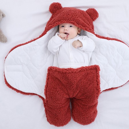লাল কালার চায়না Baby Blanket (China Fabrics)