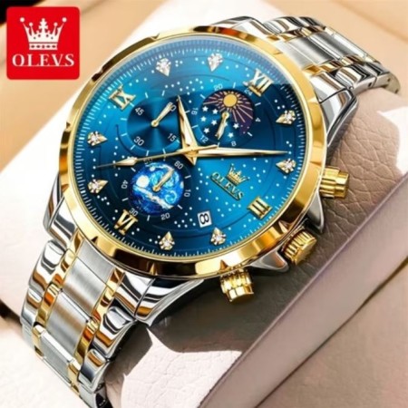 OLEVS Men's Watches 9807 Blue