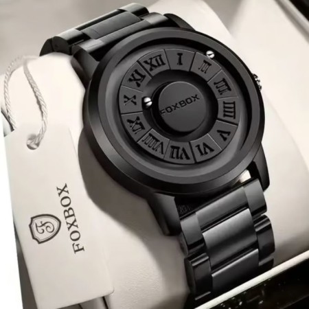 FOXBOX Magnetic Watch (Black) FX0047